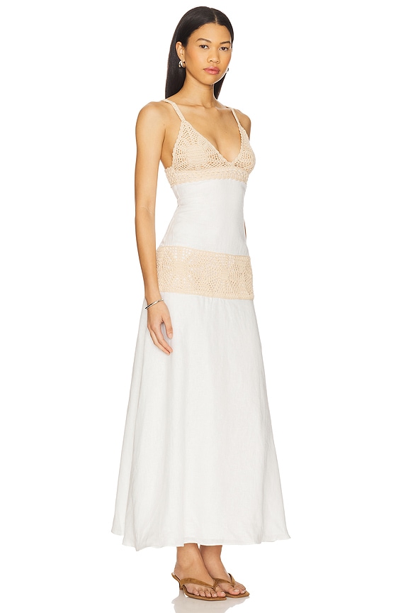 view 2 of 3 Sylvie Dress in White Natural Combo