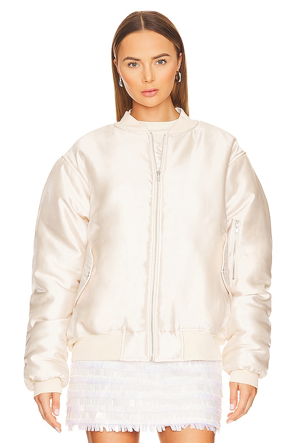 view 2 of 5 Aziza Bomber Jacket in Cream