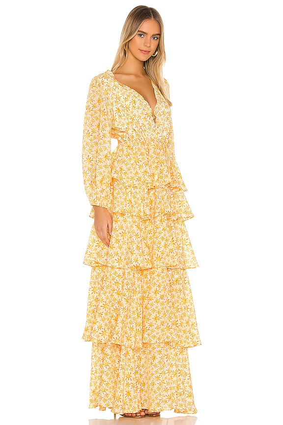 view 2 of 3 Luz Dress in Yellow