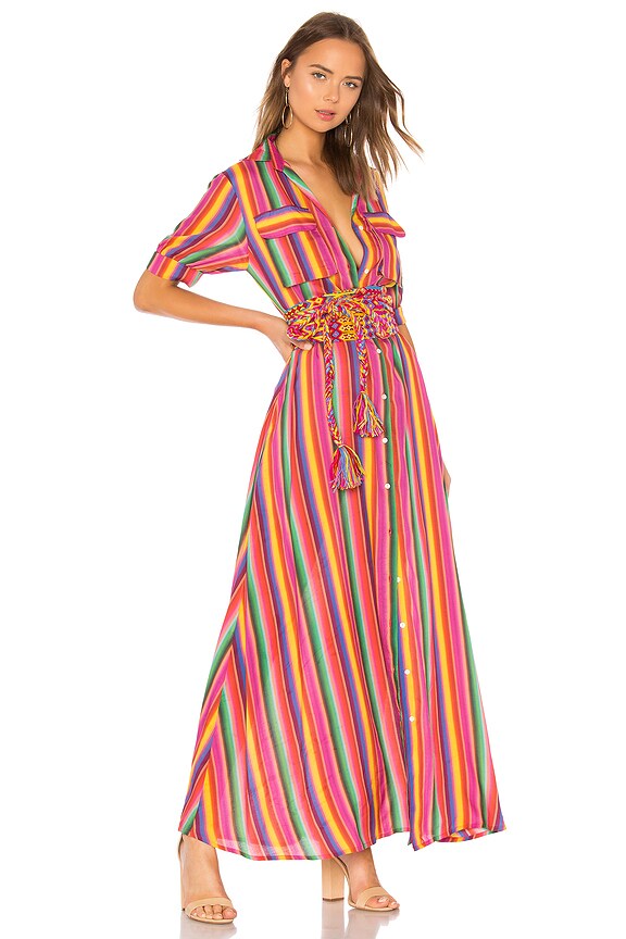 view 2 of 3 VESTIDO ISABELLA in Rainbow