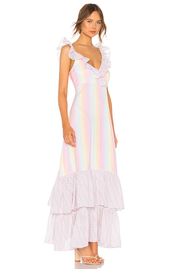 view 2 of 3 Amanda Dress in Rainbow