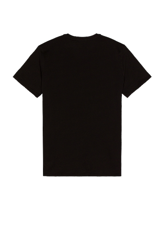 view 2 of 3 Classic Jersey Short Sleeve V Neck in Black