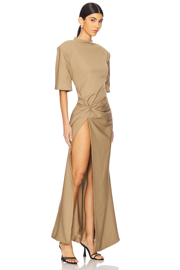 view 2 of 3 МАКСИ ПЛАТЬЕ RAYA in Latte