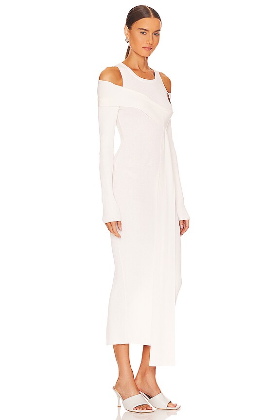 view 2 of 3 Fall Away Dress in Bone