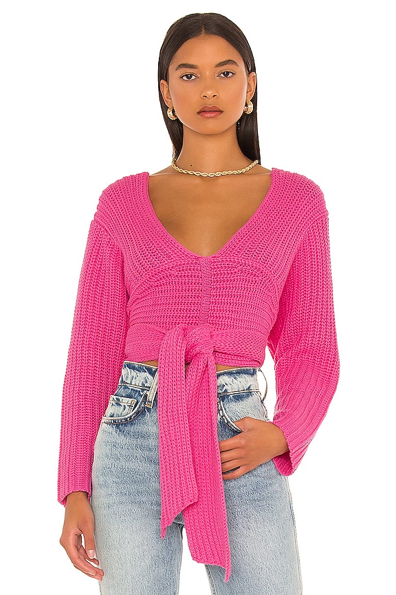 Atoir Perfect Game Knit Sweater in Rouge Pink | REVOLVE