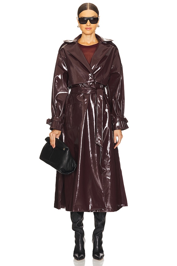 view 2 of 4 Harlow Trench in Maraschino Cherry