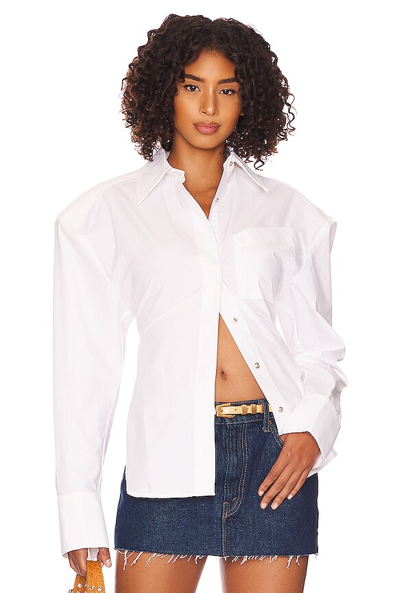 view 2 of 5 The Charlotte Shirt in White