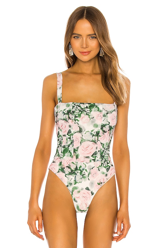view 2 of 5 MIA ボディスーツ in Chateau Rose Print