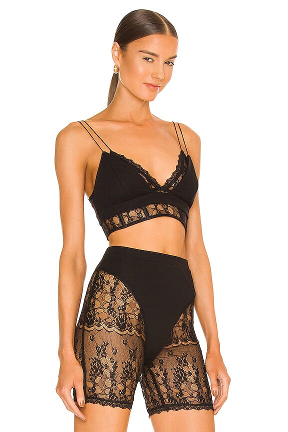 view 2 of 4 The Parallax Bralette in Black