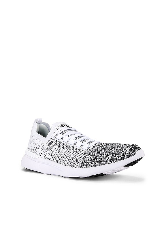 view 2 of 6 TECHLOOM BREEZE スニーカー in White & Black Ombre