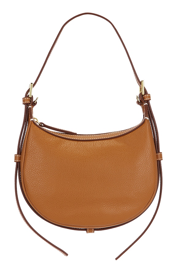 view 2 of 5 Silea Bag in Brandy & Contrast Stitch