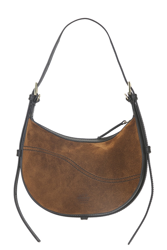 view 2 of 5 SAC PORTÉ ÉPAULE SILEA in Cannella & Black