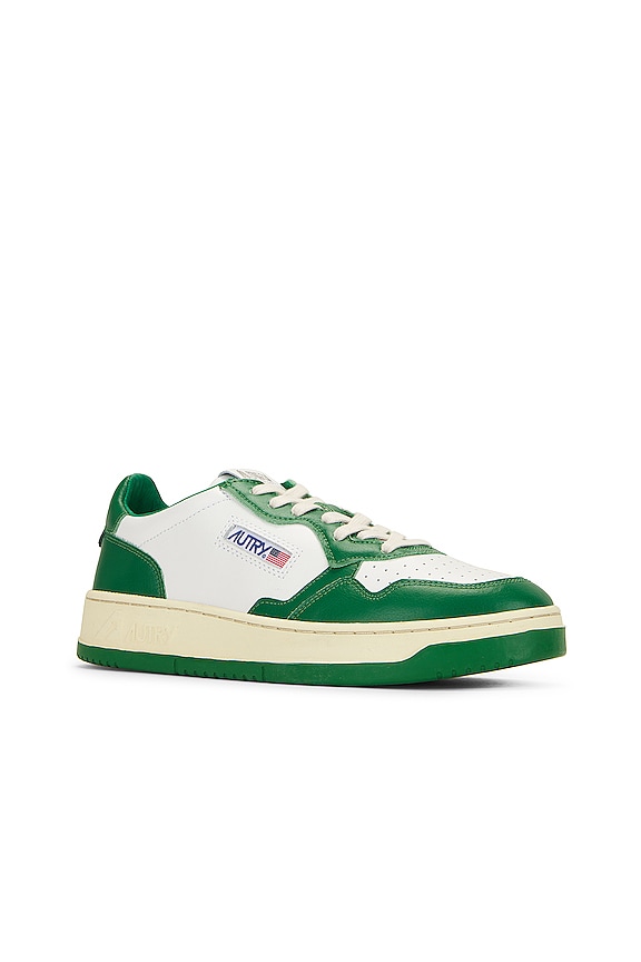 view 2 of 6 SNEAKERS MEDALIST LOW in White & Green