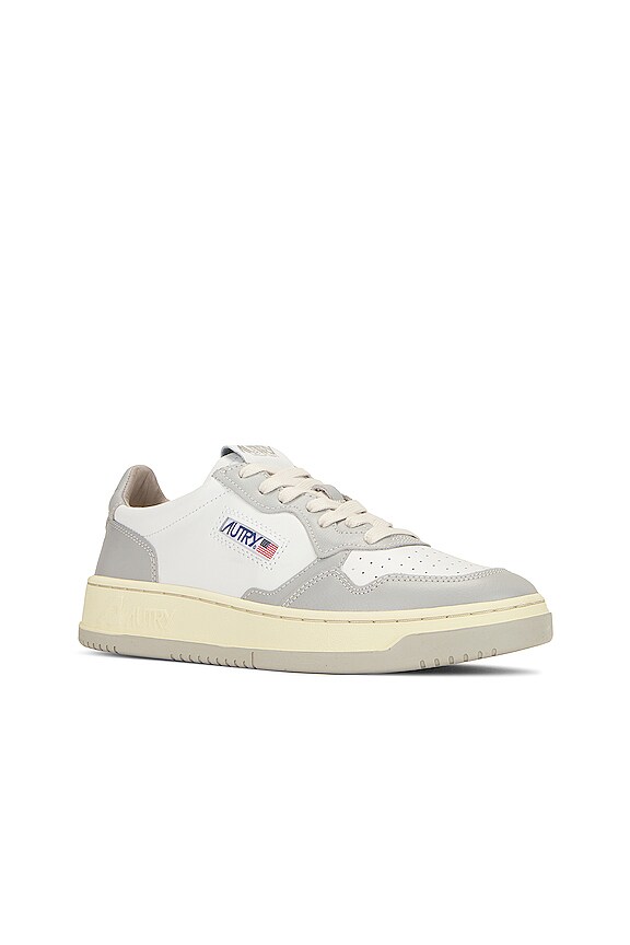 view 2 of 6 Medalist Low Sneaker in White & Vapor