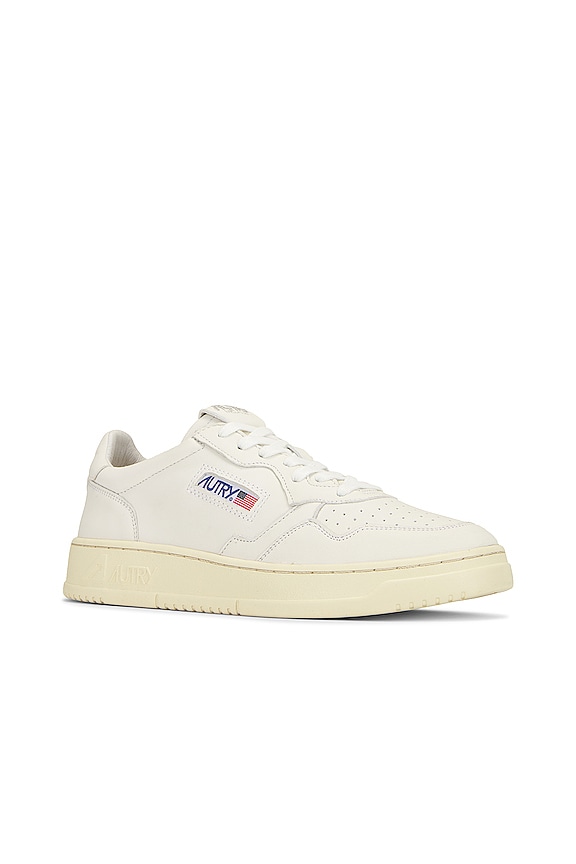view 2 of 6 Medalist Low Sneaker in Goat White