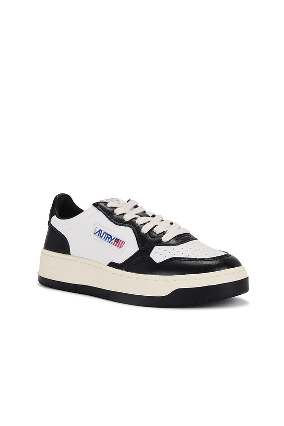 view 2 of 6 Medalist Low Sneaker in White & Black
