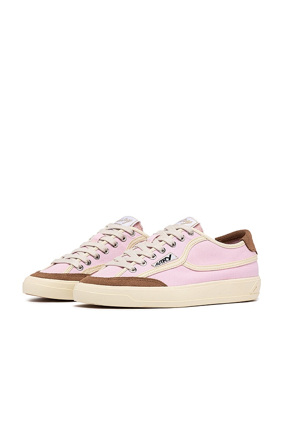 view 2 of 6 SNEAKERS WINDSCAPE LOW in Canvas Bicolor & Suede Fairy Tale & Rutabaga