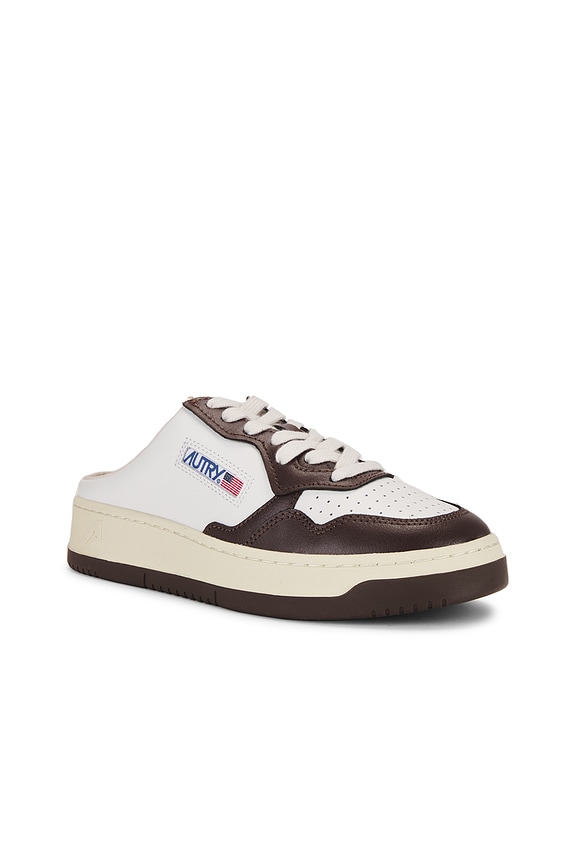 view 2 of 6 Mule Sneaker in White & Chestnut