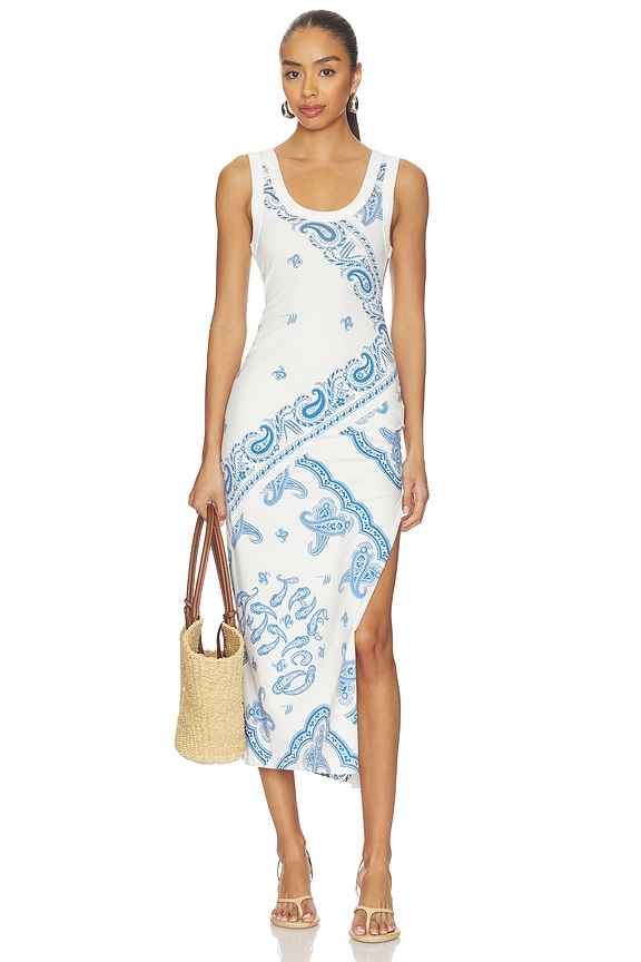 view 1 of 4 VESTIDO in Light Blue & White