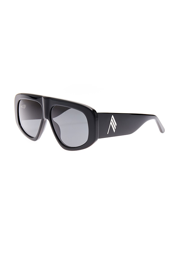 view 2 of 3 GAFAS DE SOL MILANO in Black, Silver, & Grey