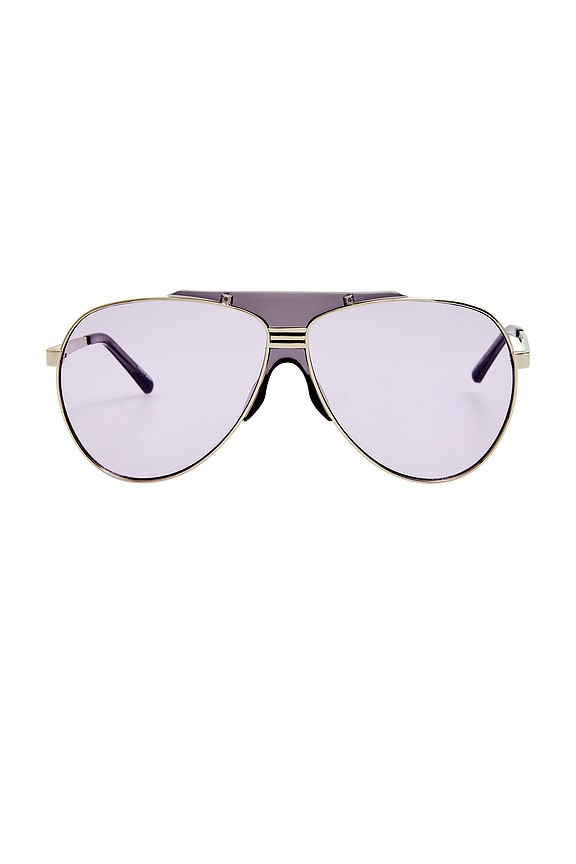 view 1 of 3 Amelia Sunglasses in Silver & Purple