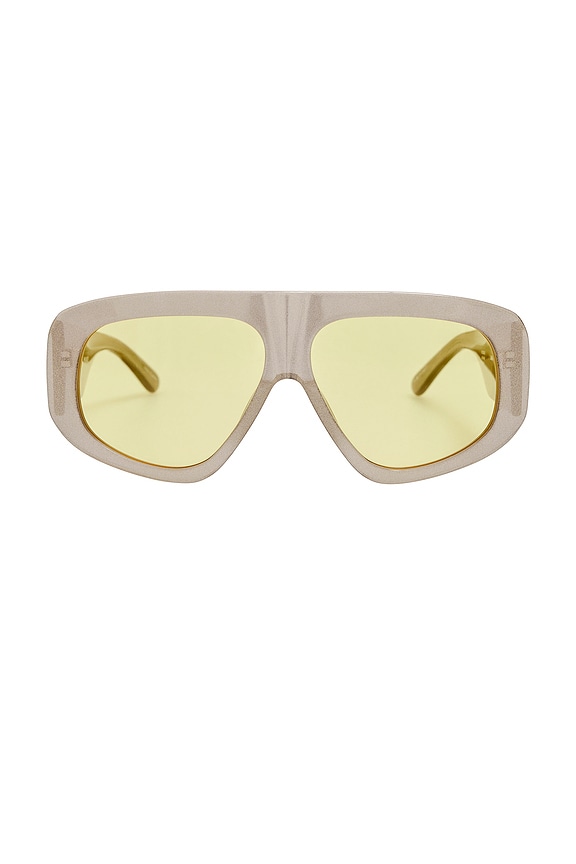 view 1 of 3 GAFAS DE SOL MILANO in Glitter, Silver, & Yellow
