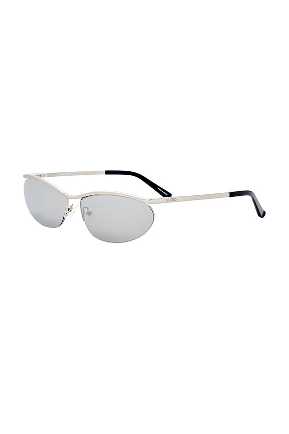 view 2 of 3 GAFAS DE SOL CHARLOTTE in Matt Silver & Silver Mirror
