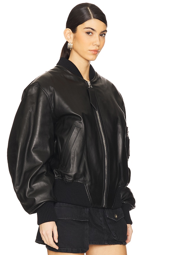 view 2 of 5 Anja Bomber Jacket in Black