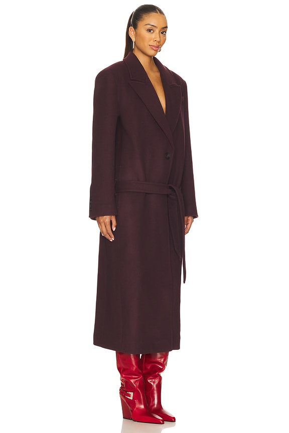 view 2 of 4 MANTEAU in Burgundy