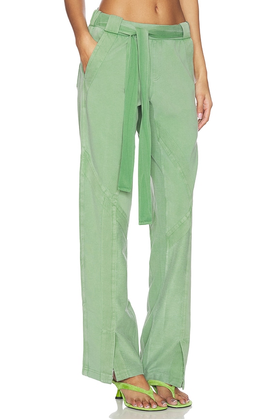 view 2 of 6 Long Sweatpant in Light Green