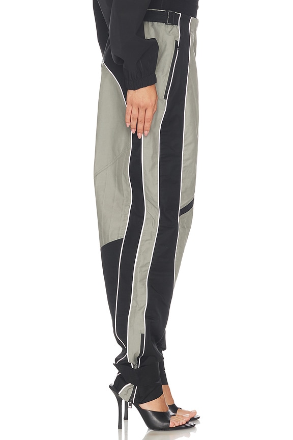 view 2 of 6 Cotton Nylon Pant in Black & Grey