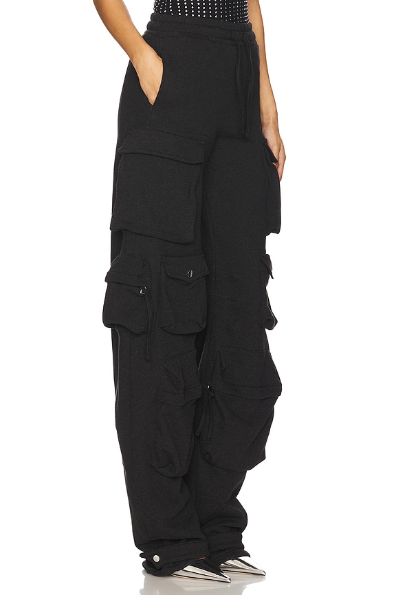 view 2 of 6 Sweat Pant in Black Fade & Brown