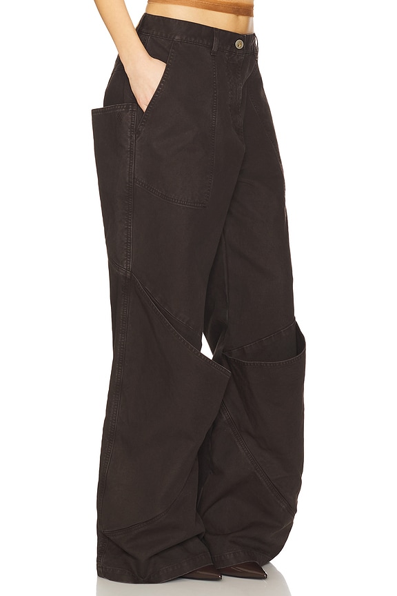view 2 of 6 Long Pant in Brown