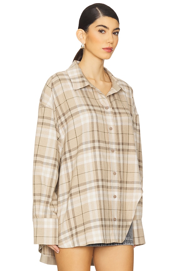 view 2 of 5 Button Up Shirt in Beige