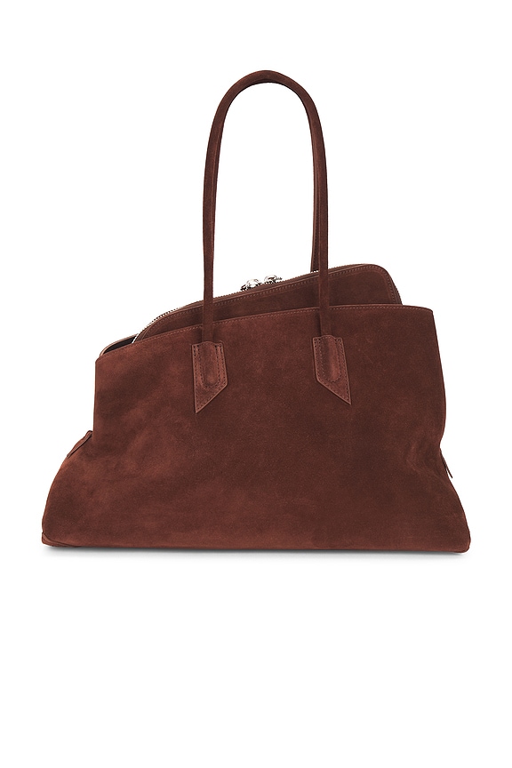 view 2 of 7 La Passeggiata Medium Top Handle Bag in Light Chocolate