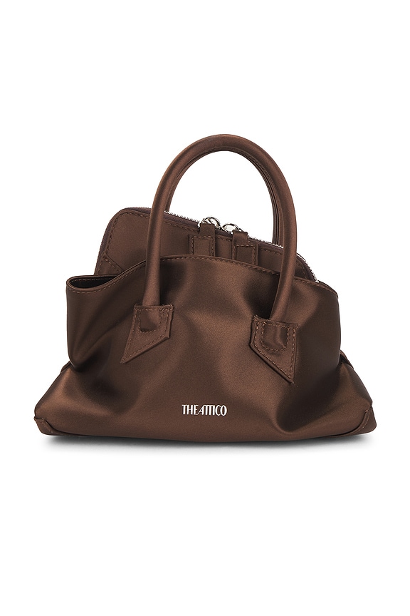 view 2 of 7 La Passeggiata Mini Top Handle Bag in Dark Brown