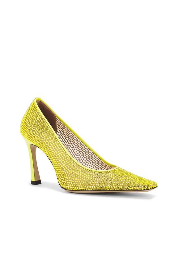 view 2 of 5 Juno 95m Pump in White & Yellow