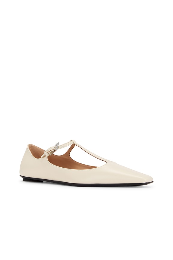 view 2 of 5 Juno Ballerina Flat in Ivory