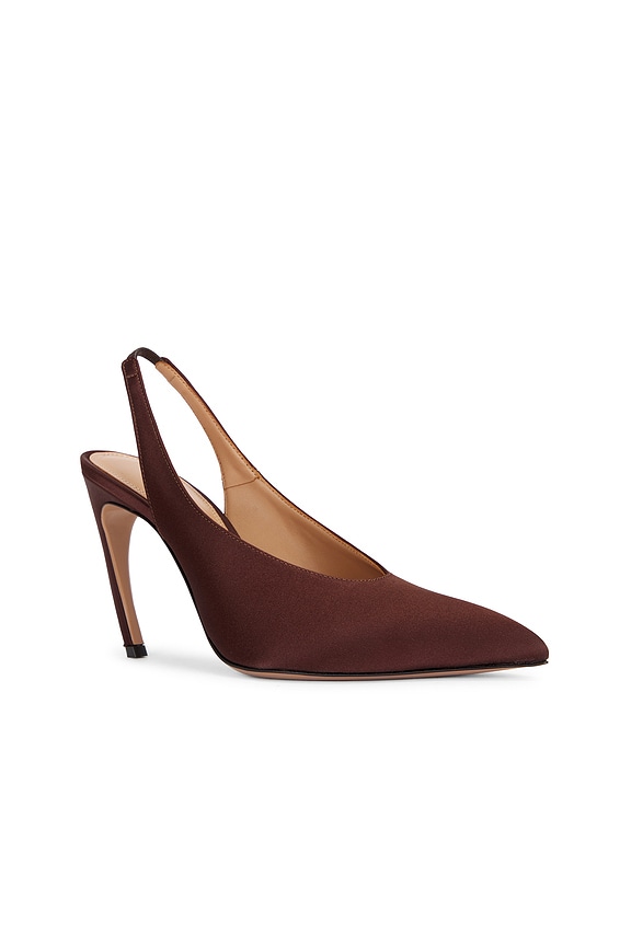 view 2 of 5 Viper 95mm Slingback Heel in Dark Brown