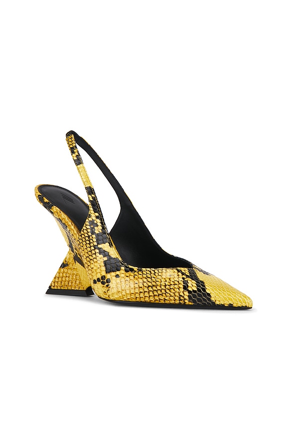 view 2 of 5 ESCARPIN CHEOPE in Yellow & Black