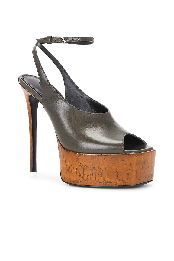 view 2 of 5 SANDALIA ORNELLA in Military Green