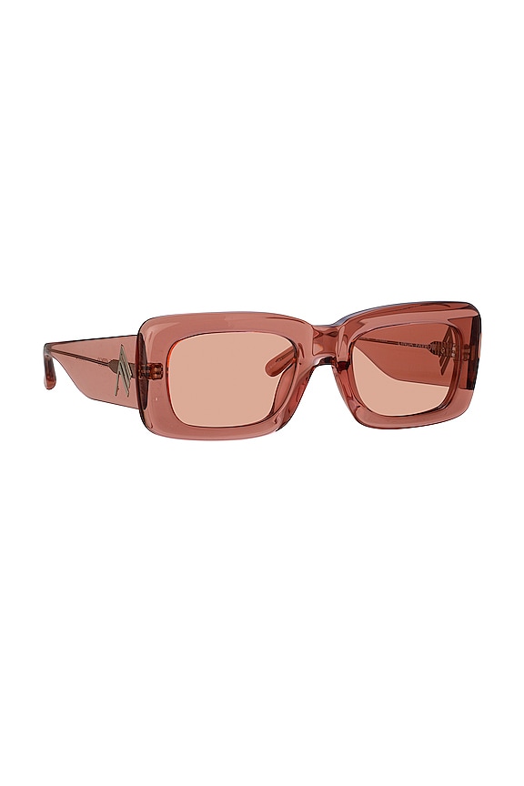 view 2 of 4 LUNETTES DE SOLEIL MARFA in Peach & Silver