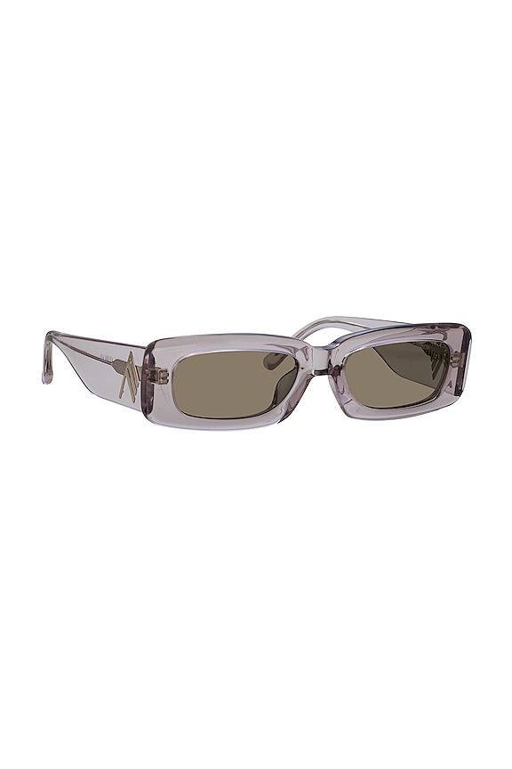 view 2 of 4 GAFAS DE SOL MINI MARFA in Smoke, Silver, & Brown