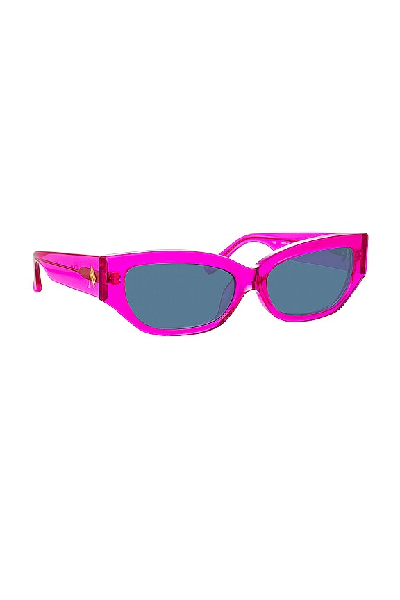 view 2 of 3 LUNETTES DE SOLEIL VANESSA in Fuchsia & Blue