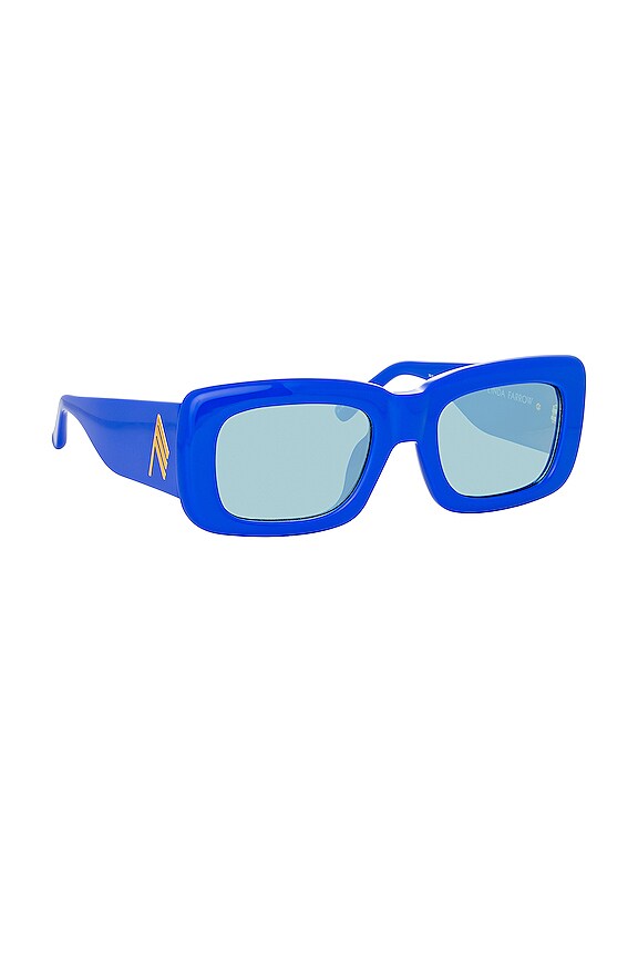 view 2 of 3 GAFAS DE SOL MARFA in Blue & Blue