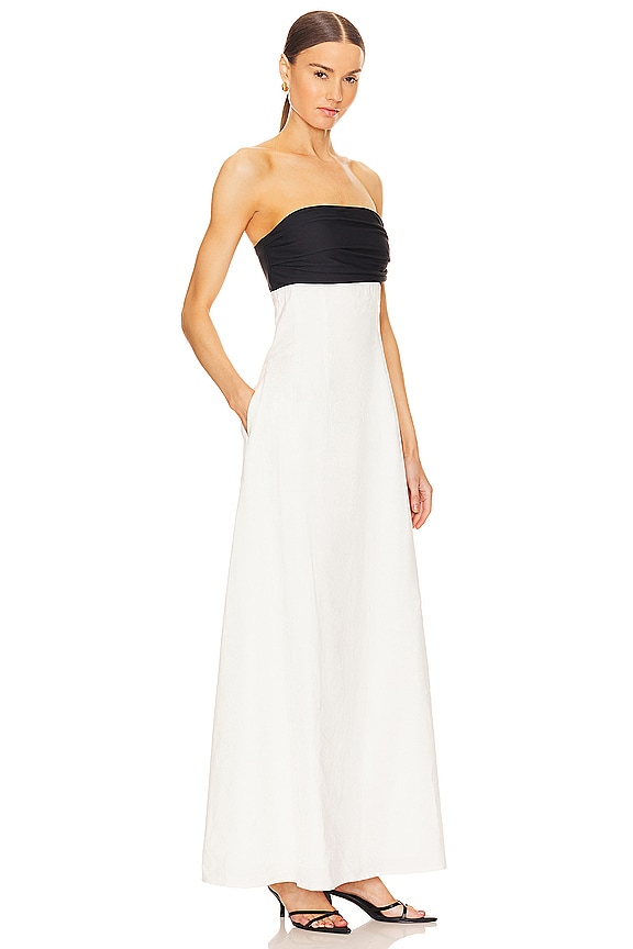 view 2 of 3 ROBE MARCIA in Ivory Linen