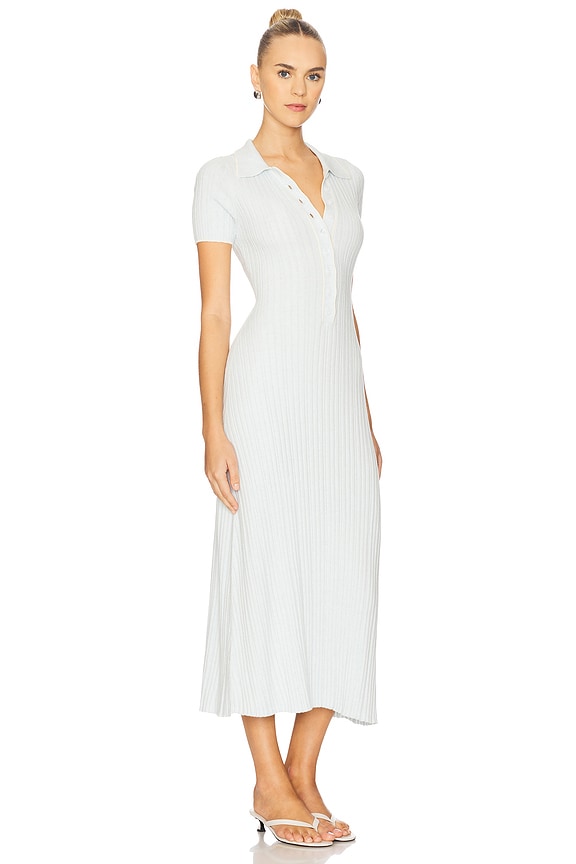 view 2 of 3 Penelope Dress in Glacier With Silence