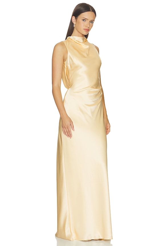 view 2 of 3 Brianna Dress in Buff