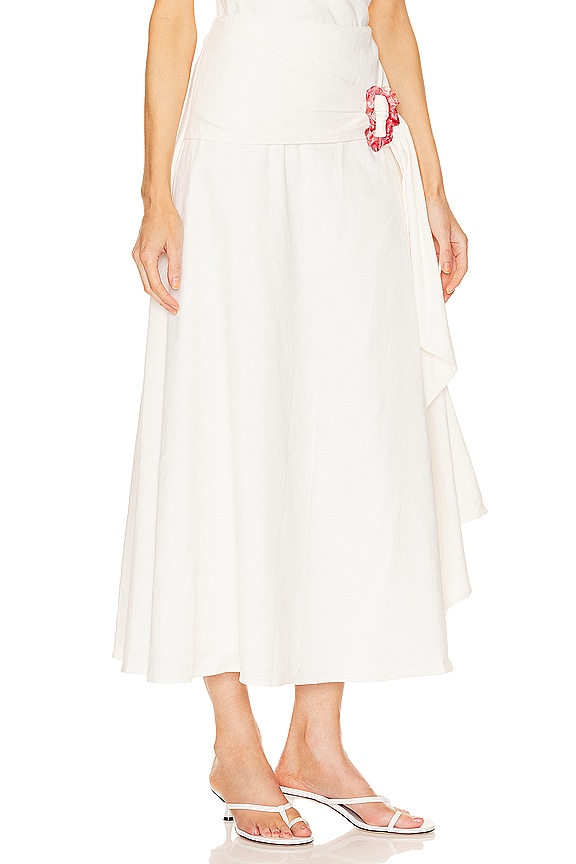 view 2 of 4 FALDA INGRID in Ivory Linen