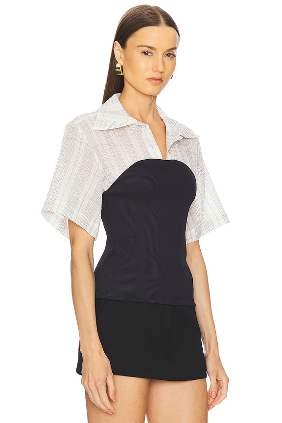 view 2 of 5 Wren Top in Tartan Check